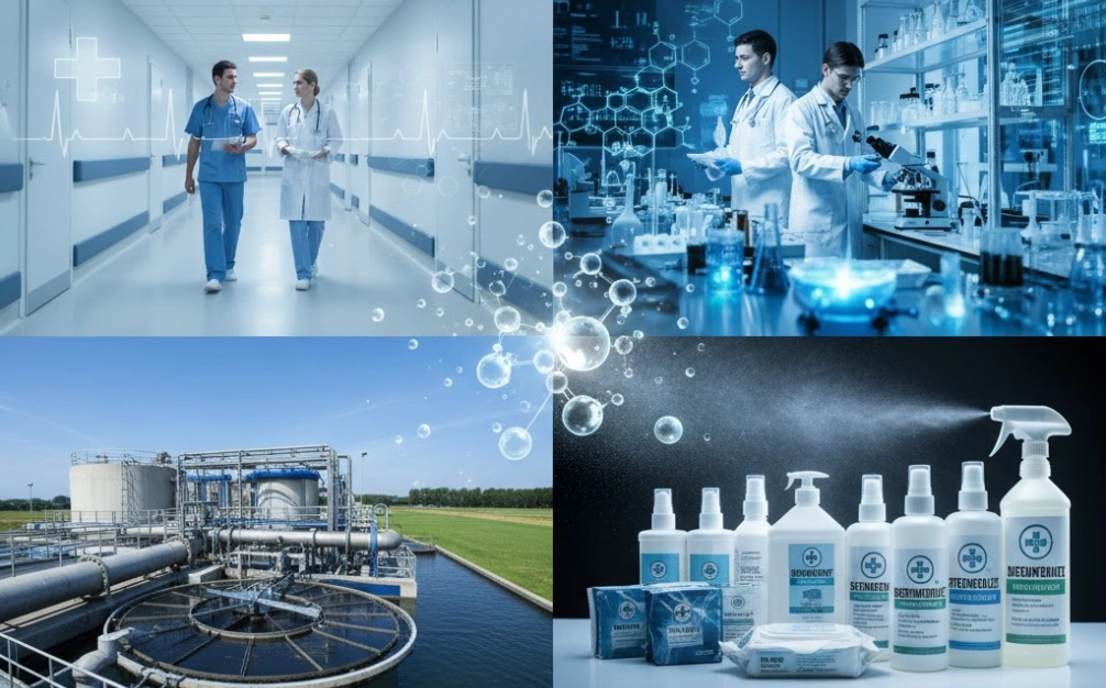 Public Health & Medical,Water Treatment,Food & Beverage Industry,Aquaculture & Veterinary